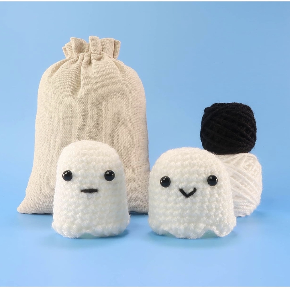 Beginner Ghost Crochet Kit - Easy Crochet Starter Kit